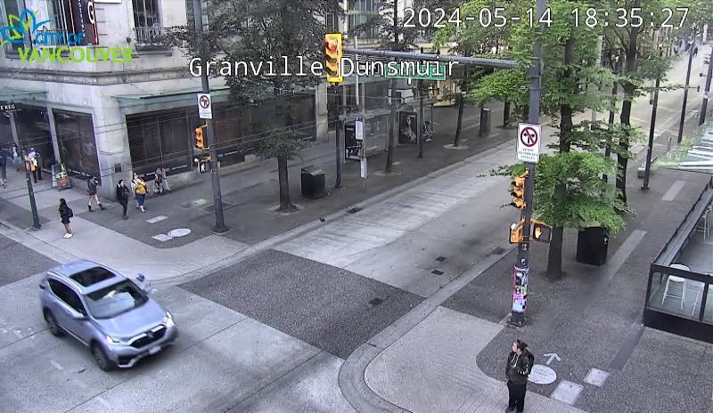 Granville St and Dunsmuir St - South