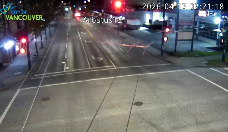 Arbutus & W 12th - North