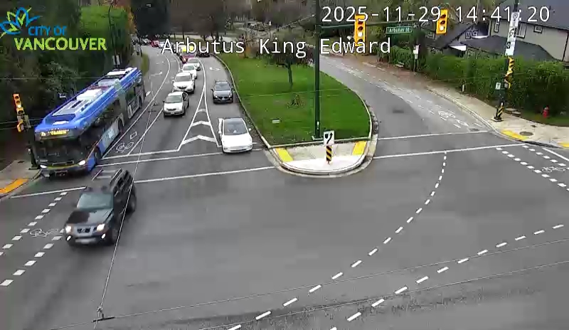 Arbutus St and W King Edward Ave - West