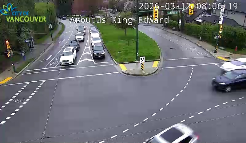 Arbutus St and W King Edward Ave - West