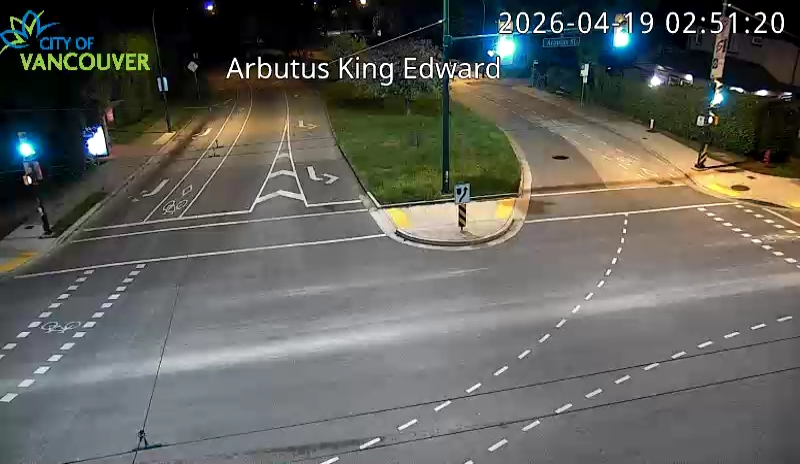 Arbutus St and W King Edward Ave - West