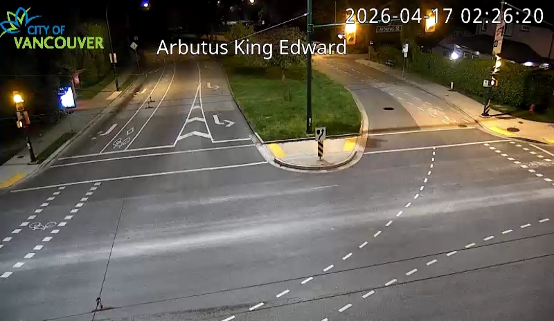 Arbutus St and W King Edward Ave - West
