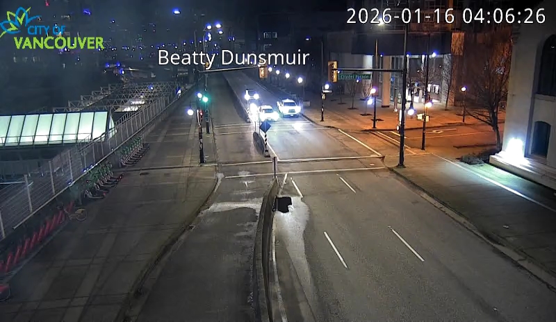 Beatty St and Dunsmuir St - East