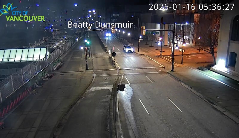 Beatty St and Dunsmuir St - East