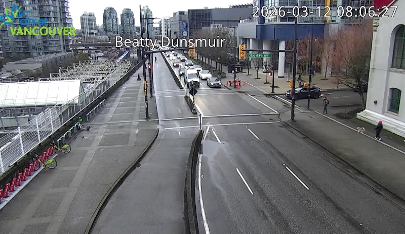 Beatty St and Dunsmuir St - East
