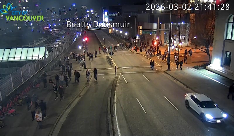 Beatty St and Dunsmuir St - East