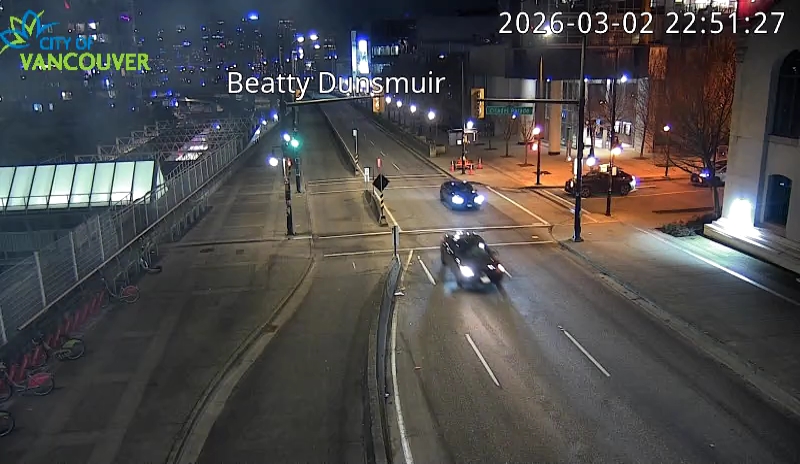 Beatty St and Dunsmuir St - East