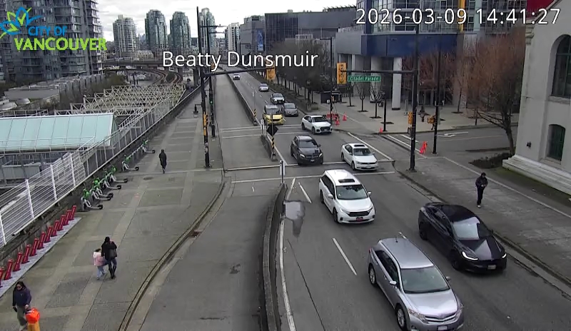 Beatty St and Dunsmuir St - East