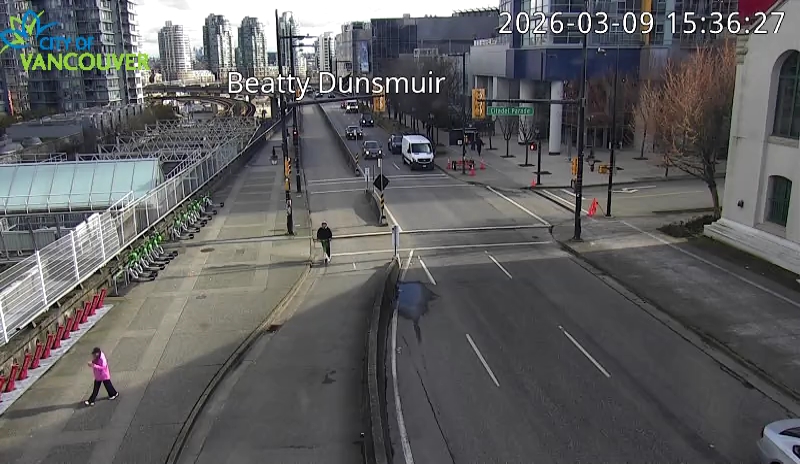 Beatty St and Dunsmuir St - East