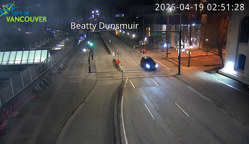 Beatty St and Dunsmuir St - East