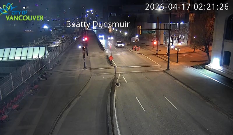 Beatty St and Dunsmuir St - East