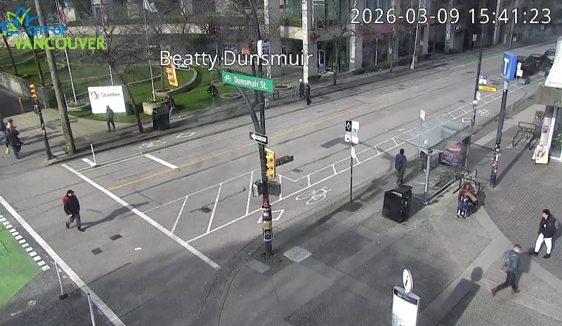Beatty St and Dunsmuir St - North