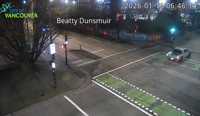 Beatty St and Dunsmuir St - South