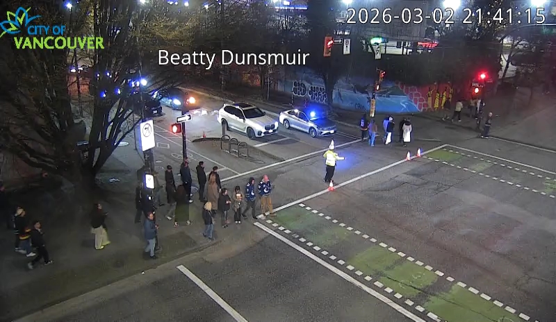 Beatty St and Dunsmuir St - South