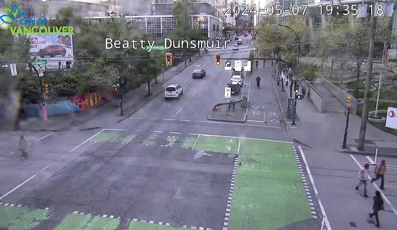 Beatty St and Dunsmuir St - West