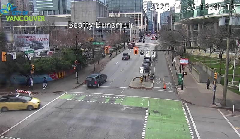 Beatty St and Dunsmuir St - West