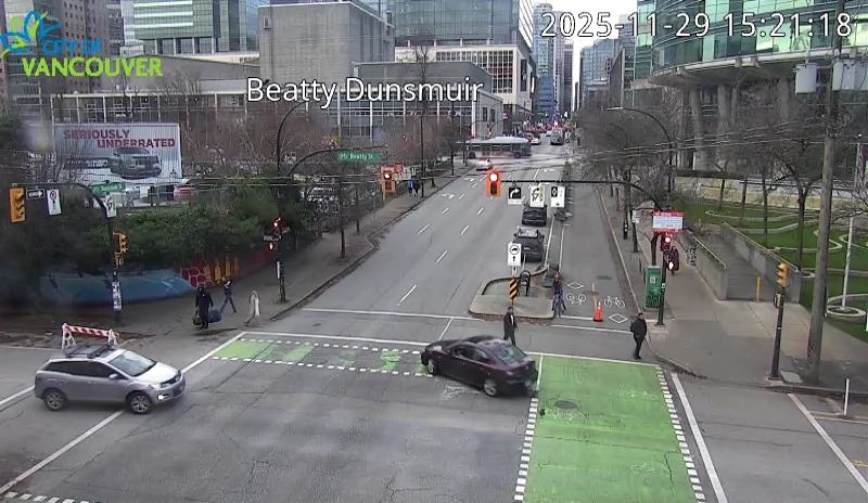 Beatty St and Dunsmuir St - West