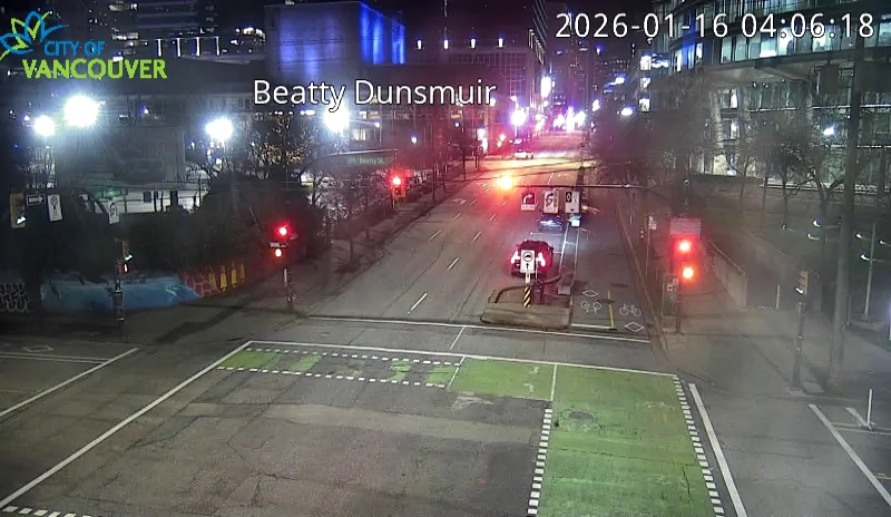Beatty St and Dunsmuir St - West