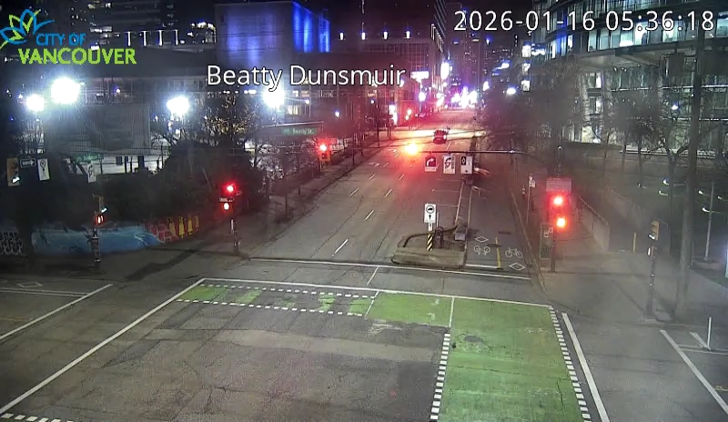 Beatty St and Dunsmuir St - West