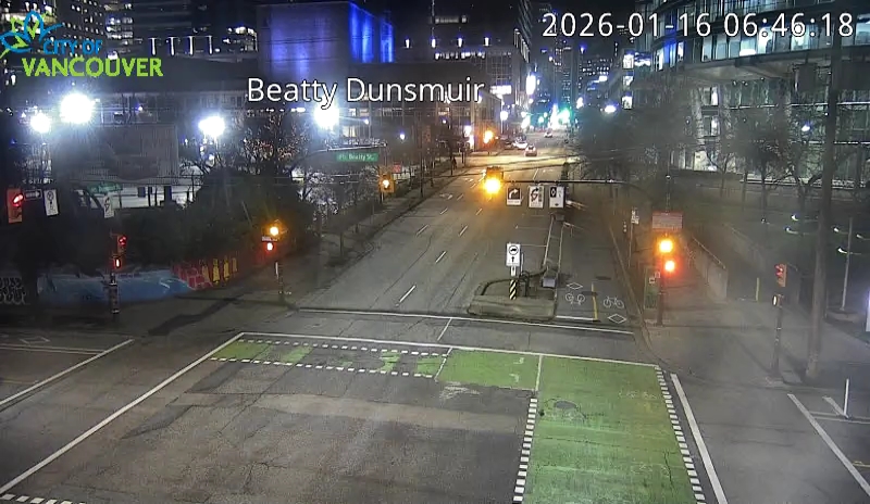 Beatty St and Dunsmuir St - West