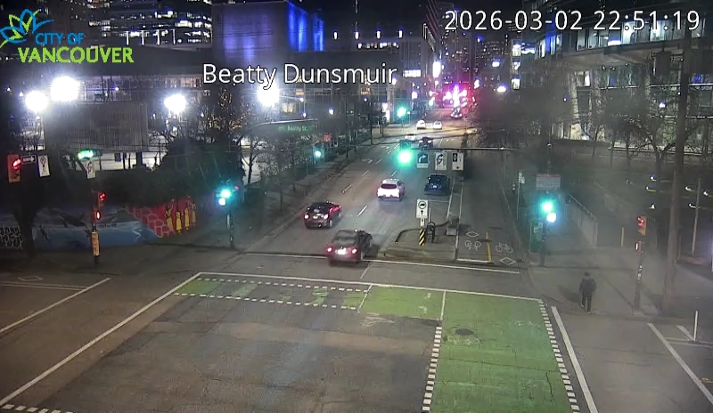 Beatty St and Dunsmuir St - West