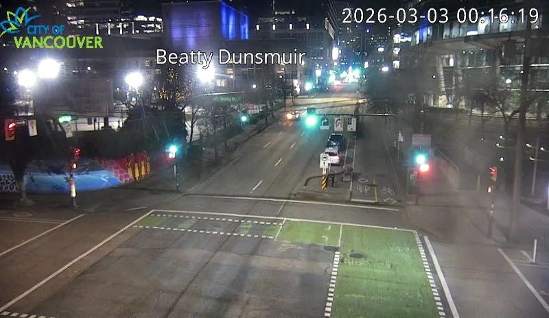 Beatty St and Dunsmuir St - West