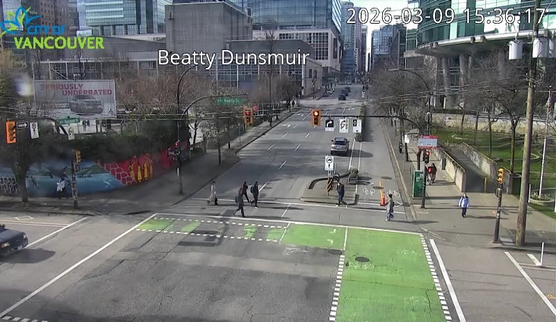 Beatty St and Dunsmuir St - West