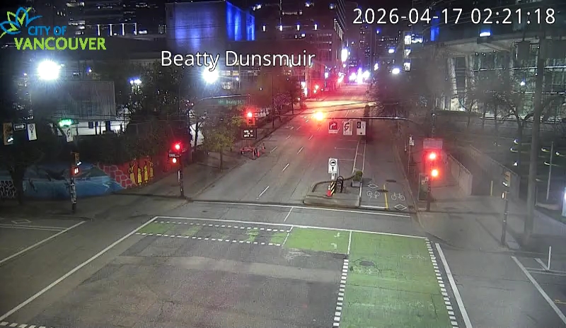 Beatty St and Dunsmuir St - West
