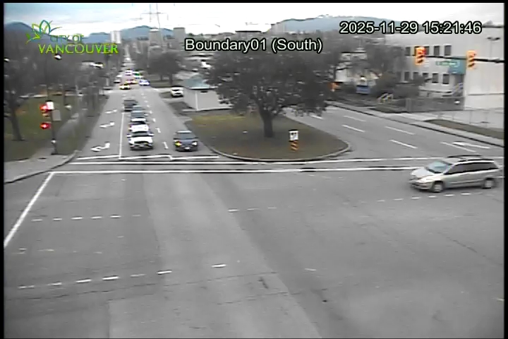 Boundary Road & E 1st Ave - North