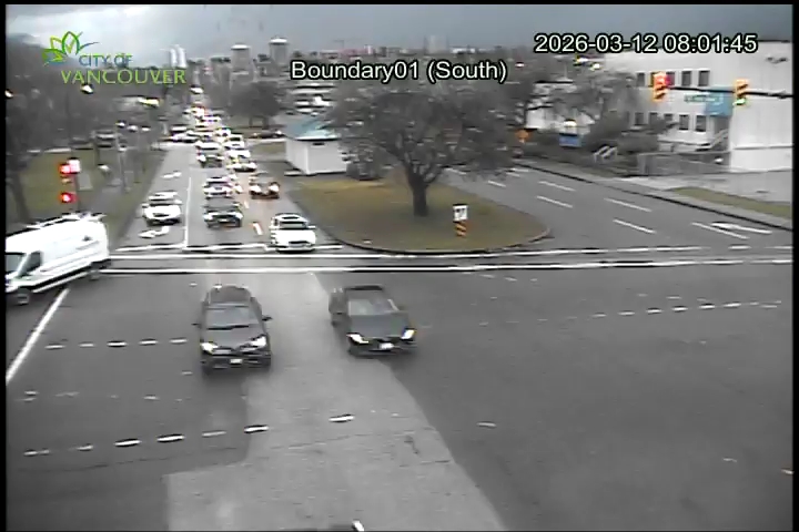 Boundary Road & E 1st Ave - North