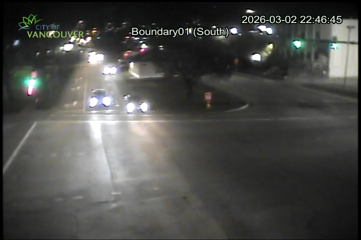 Boundary Road & E 1st Ave - North