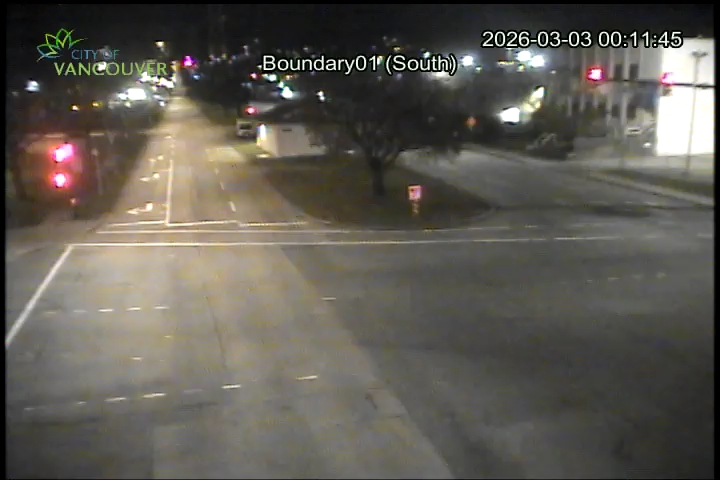 Boundary Road & E 1st Ave - North