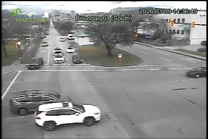 Boundary Road & E 1st Ave - North