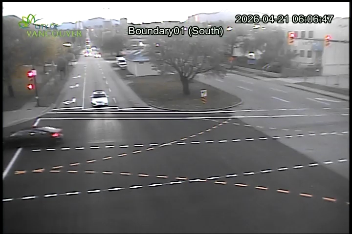 Boundary Road & E 1st Ave - North