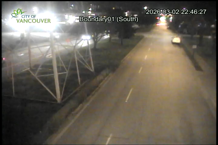 Boundary Road & E 1st Ave - South