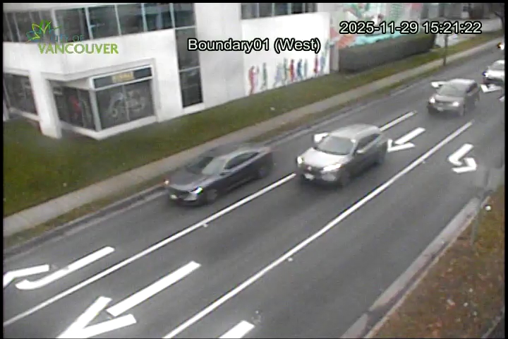 Boundary Road & E 1st Ave - East