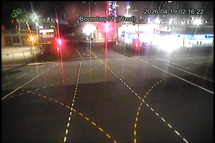 Boundary Road & E 1st Ave - East