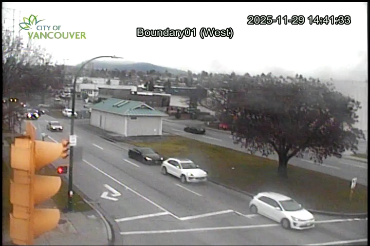 Boundary Road & E 1st Ave - West