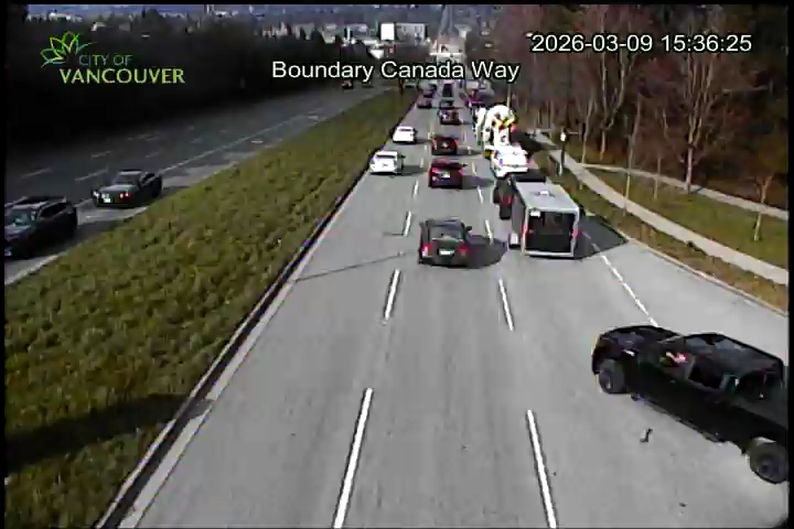 Boundary Rd & Canada Way - N