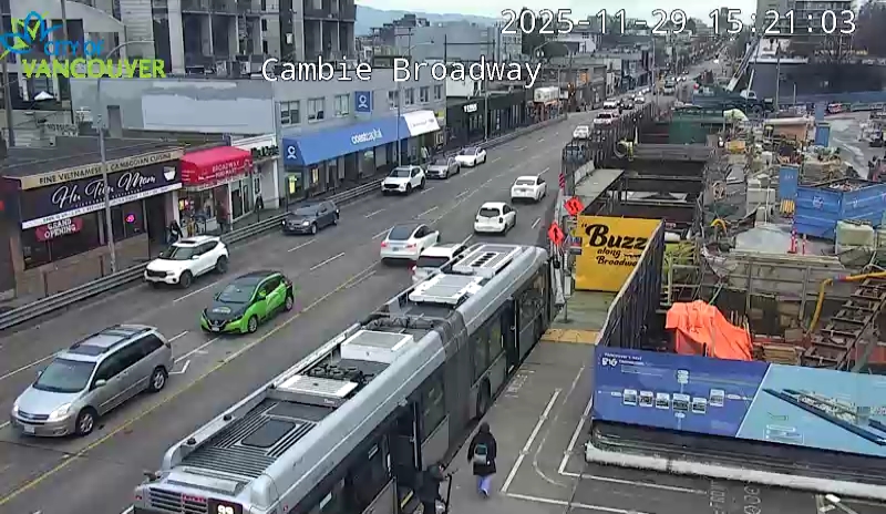 Cambie St & W Broadway - East