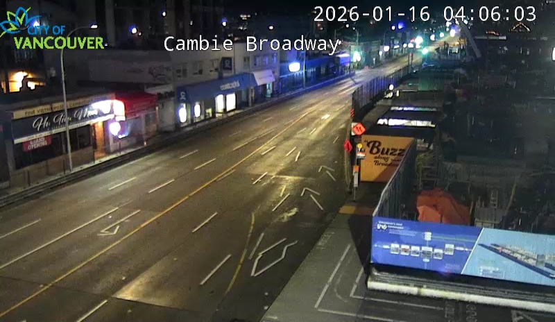 Cambie St & W Broadway - East