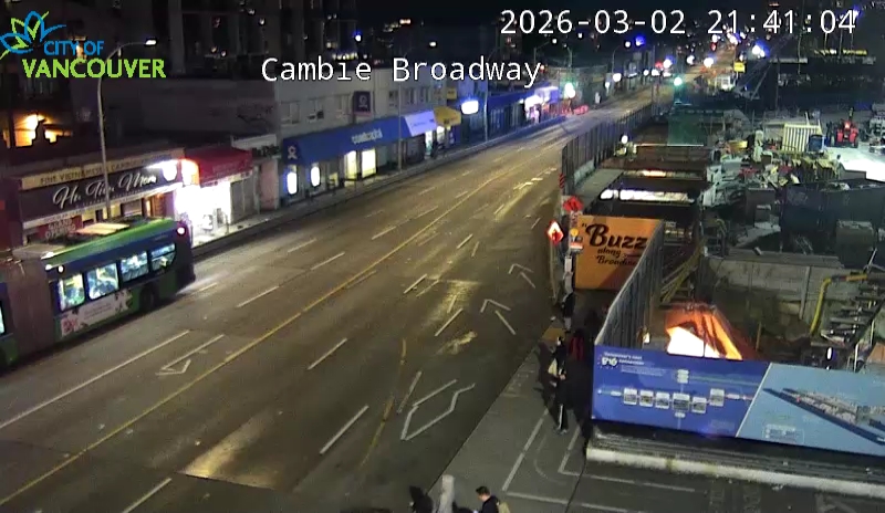 Cambie St & W Broadway - East