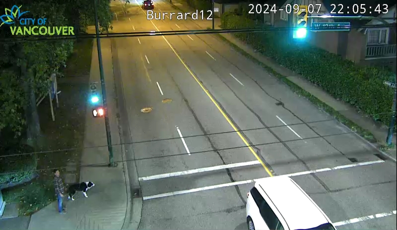 Burrard St and W 12th Ave - South