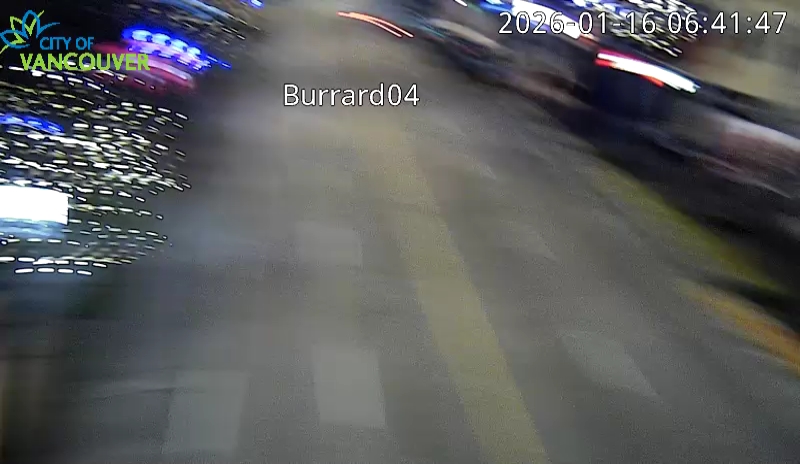 Burrard St & W 4th Ave - West