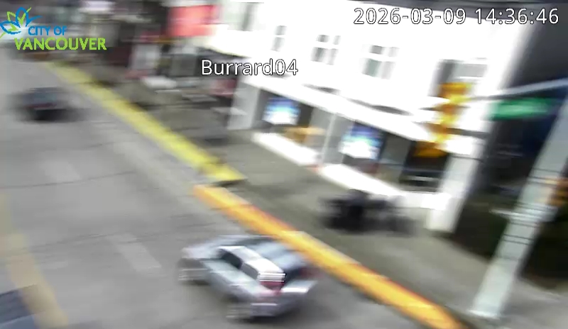 Burrard St & W 4th Ave - West