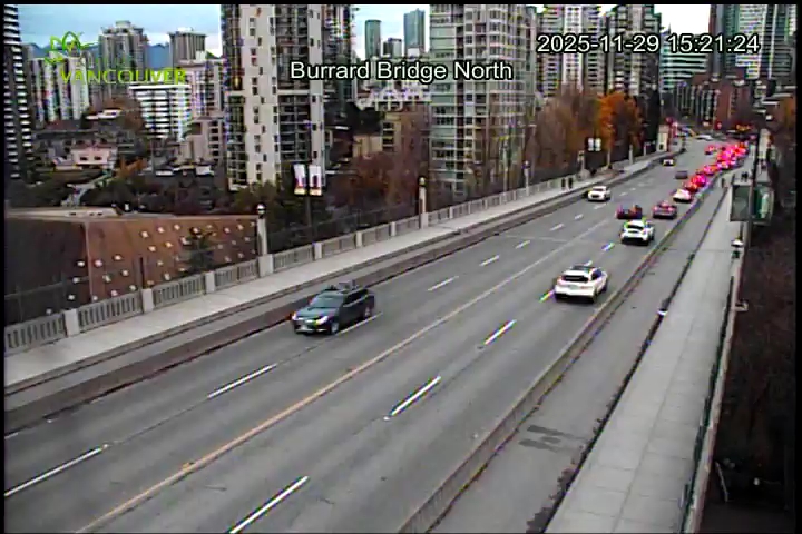 Burrard Street Bridge mid span - North