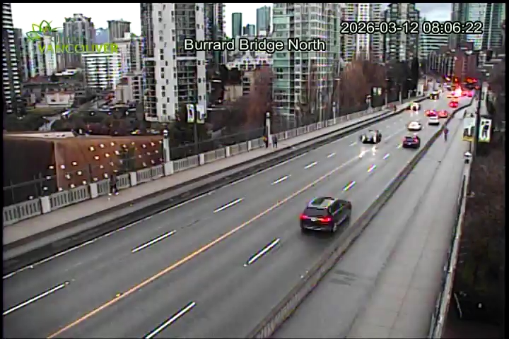 Burrard Street Bridge mid span - North