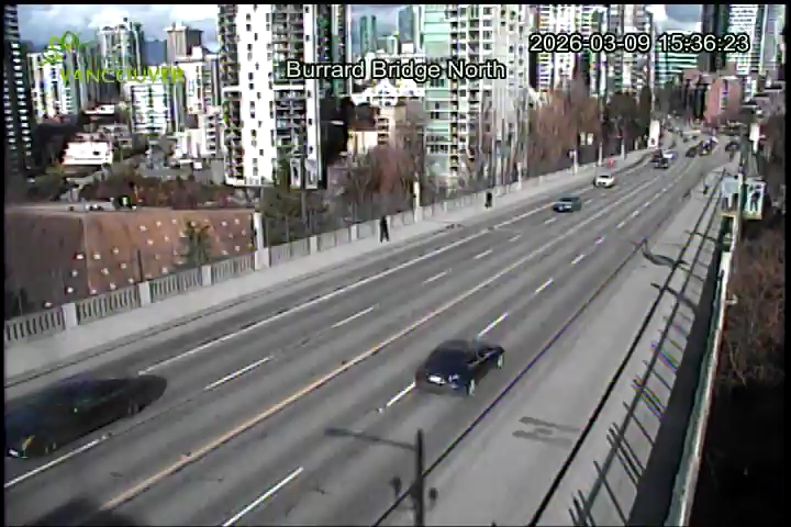 Burrard Street Bridge mid span - North