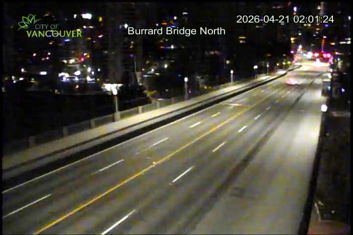 Burrard Street Bridge mid span - North