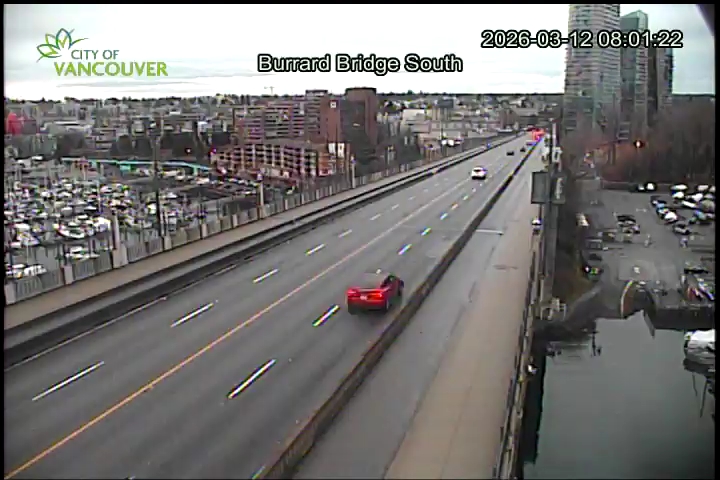 Burrard Street Bridge mid span - South